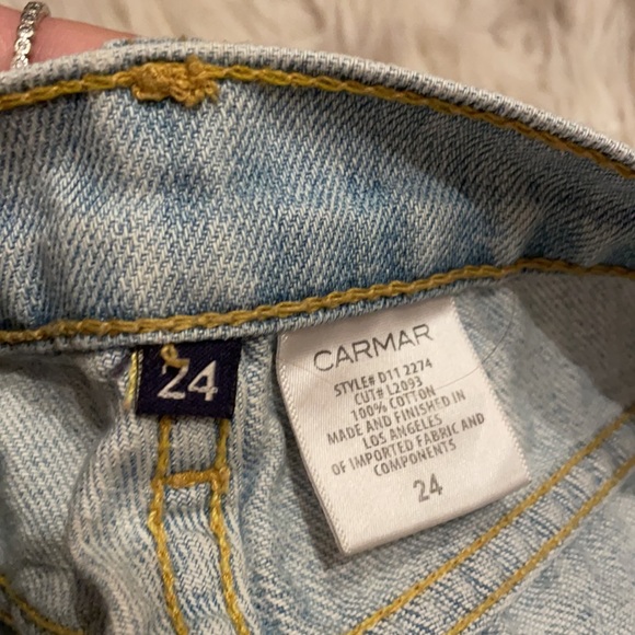 LF brand light wash shorts, - Picture 7 of 7